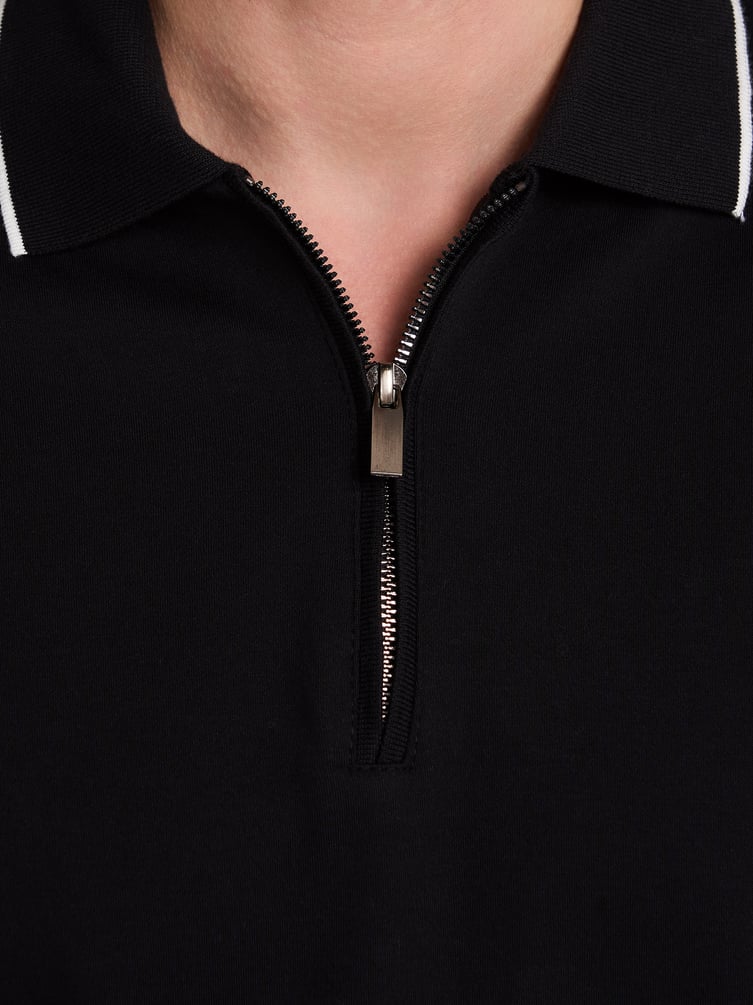 Поло хлопковое с коротким рукавом