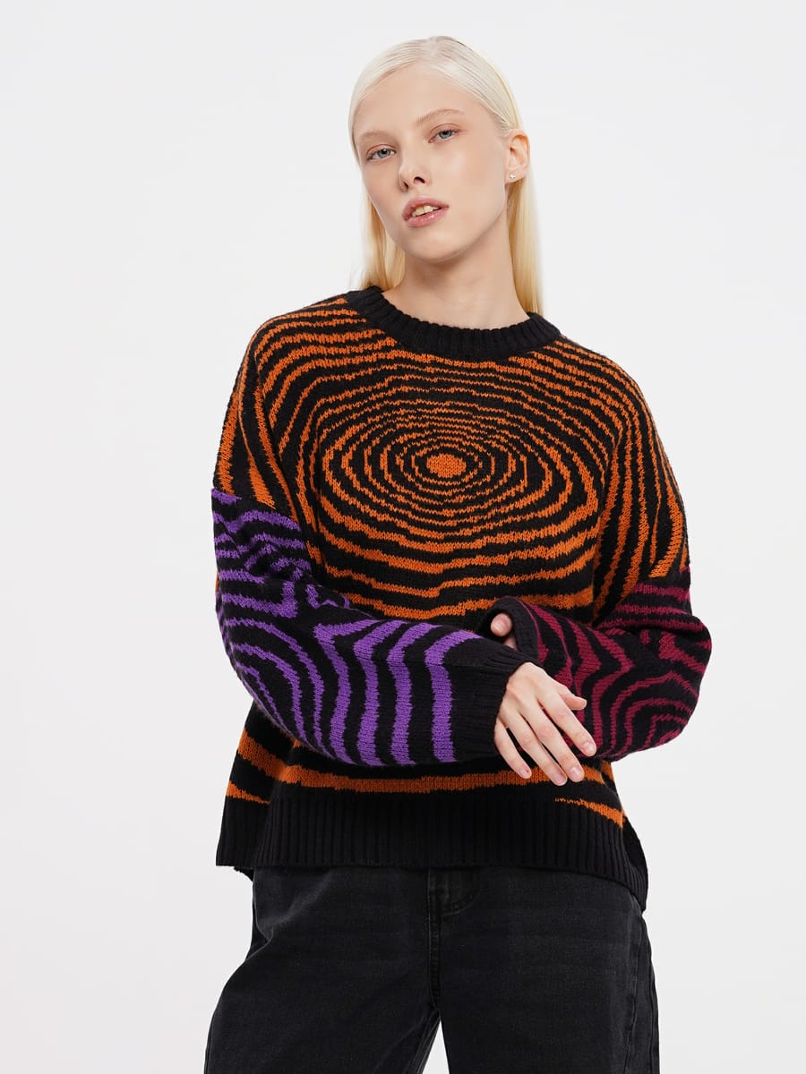 Вязаный джемпер с орнаментом