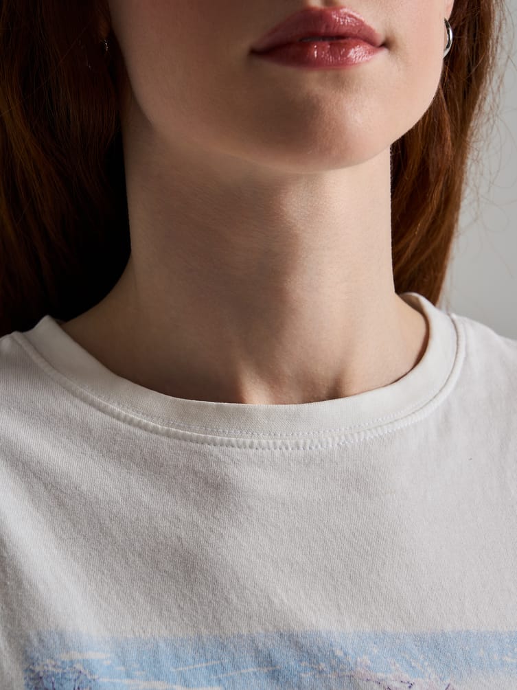 Футболка из хлопка с японским принтом