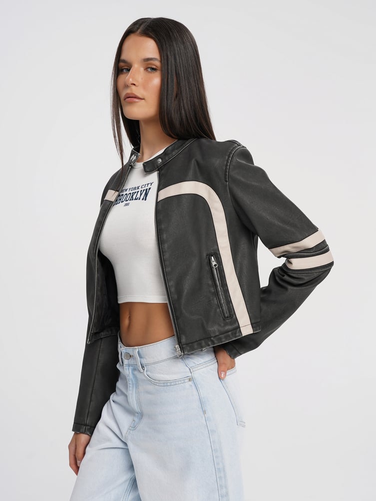 Кожаная куртка косуха