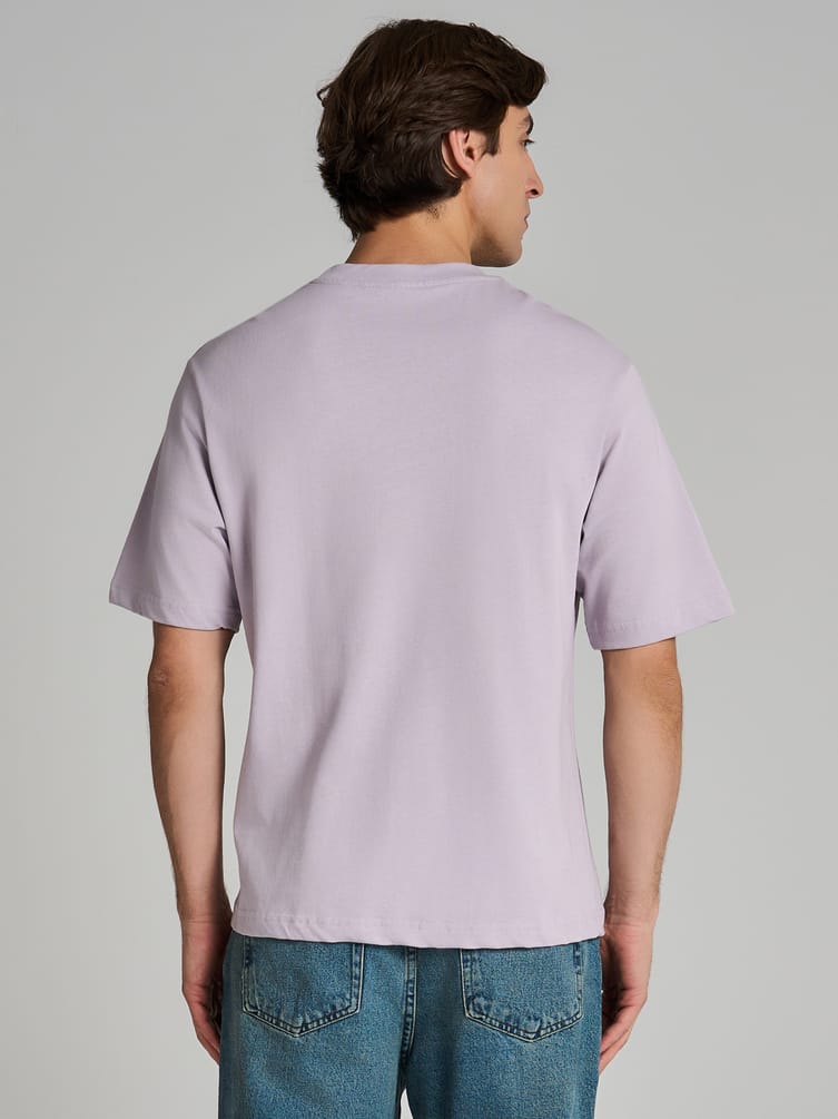 Футболка оверсайз из хлопка с надписью