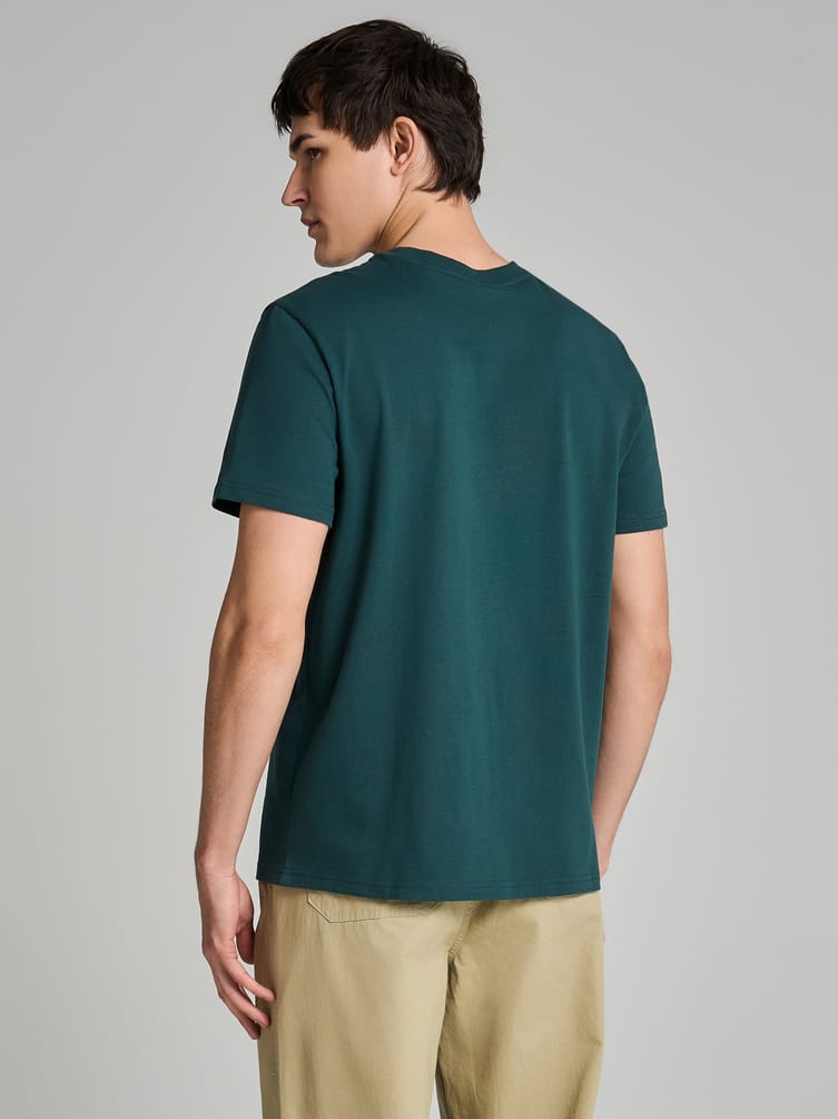 Футболка из хлопка с принтом