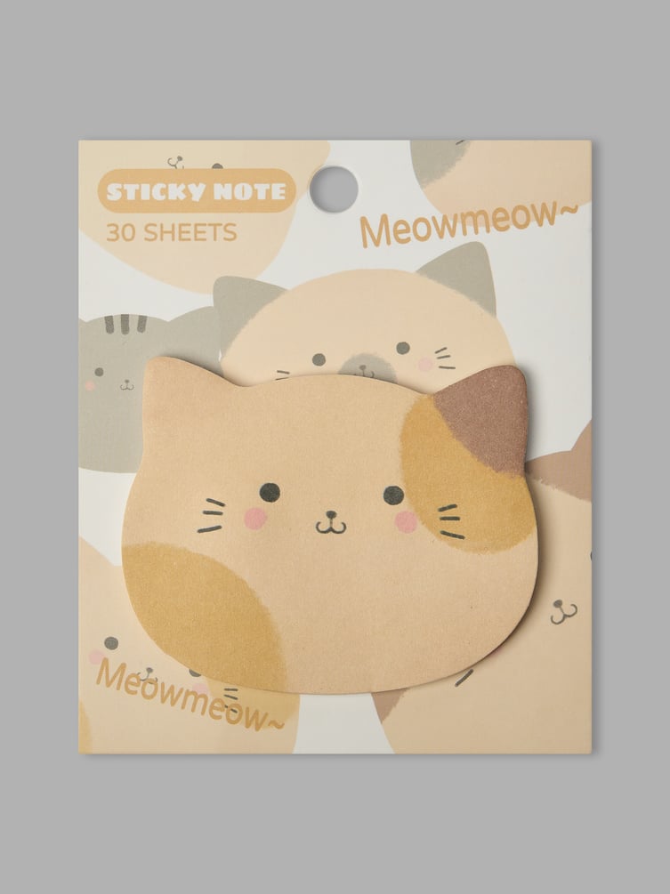 Стикеры для заметок котики - 30 л.