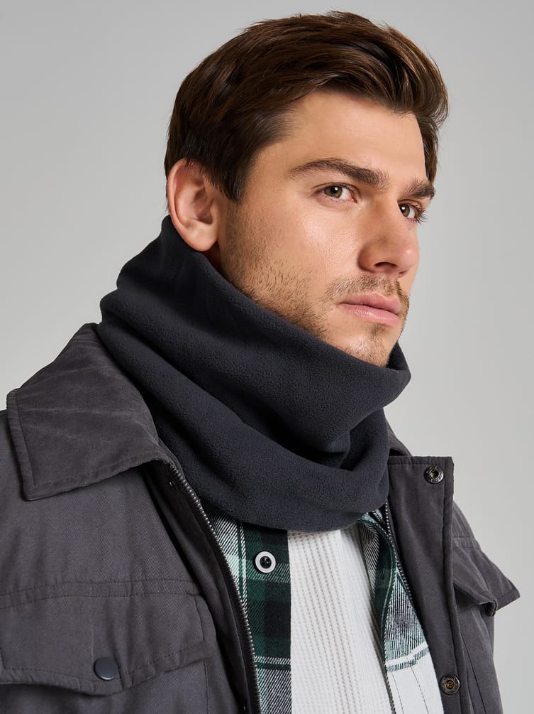 Флисовый шарф снуд