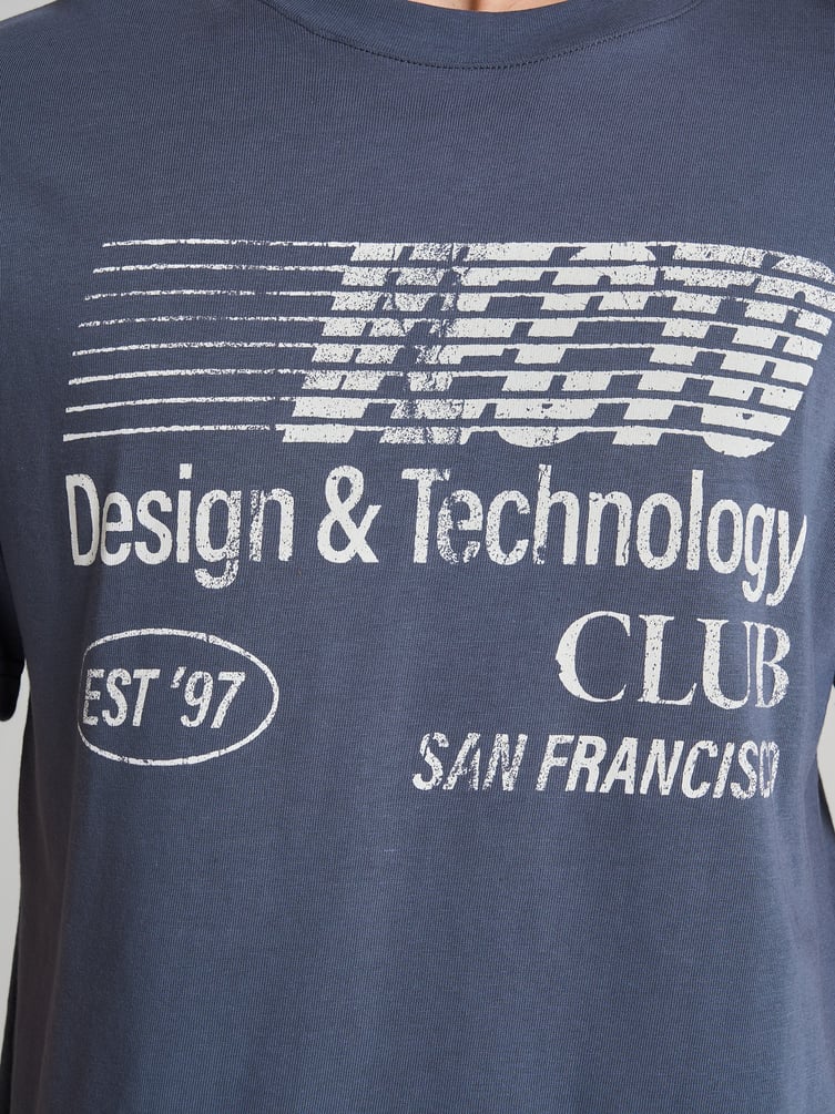 Футболка из хлопка с надписью