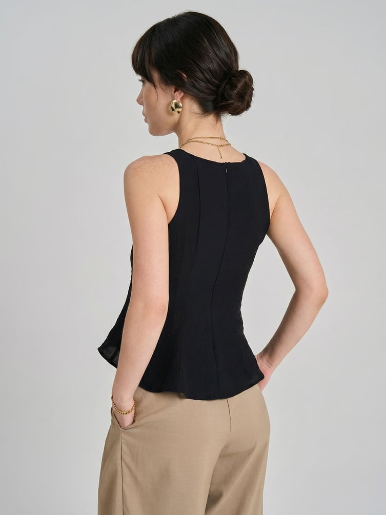 Блузка без рукавов вечерняя