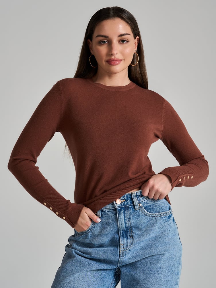 Джемпер трикотажный базовый