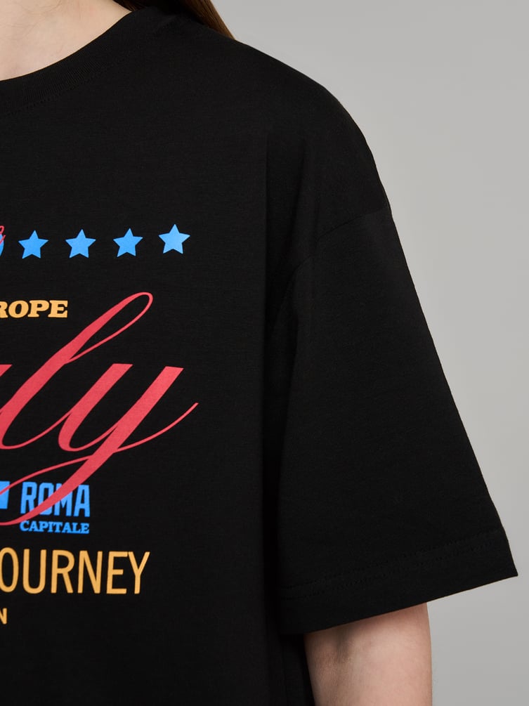 Футболка оверсайз с надписью