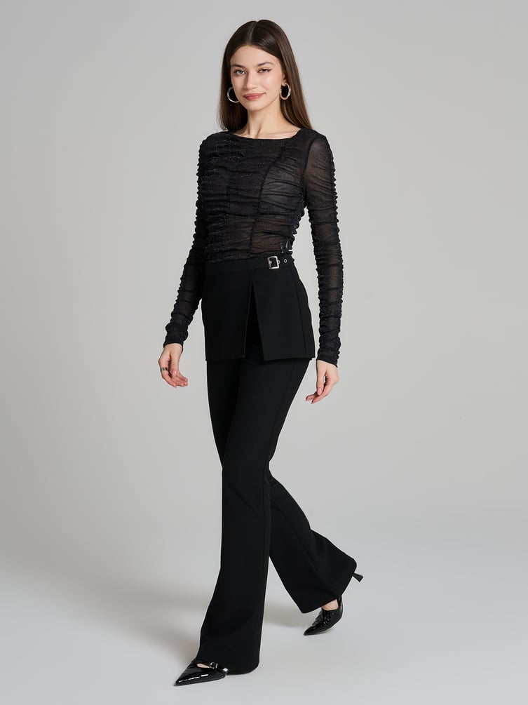 Блузка вечерняя нарядная с люрексом