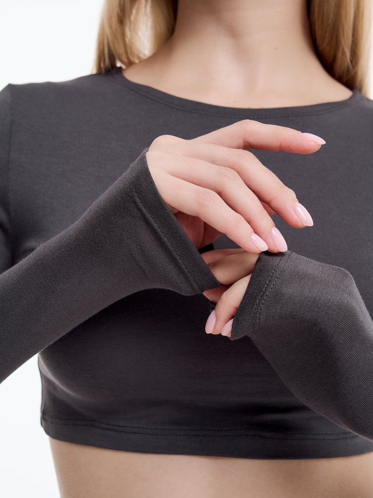 Домашний комплект с лонгсливом и брюками