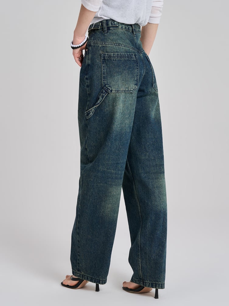 Джинсы широкие Balloon