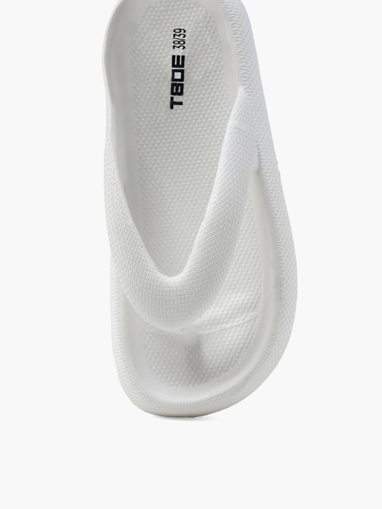 Шлепанцы через палец пляжные на платформе