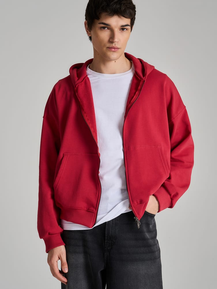 Зип худи толстовка оверсайз