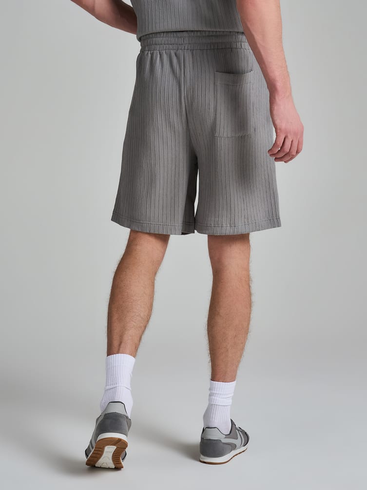 Шорты повседневные из жатого материала