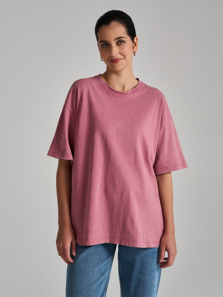 Футболка гранж с вареным эффектом