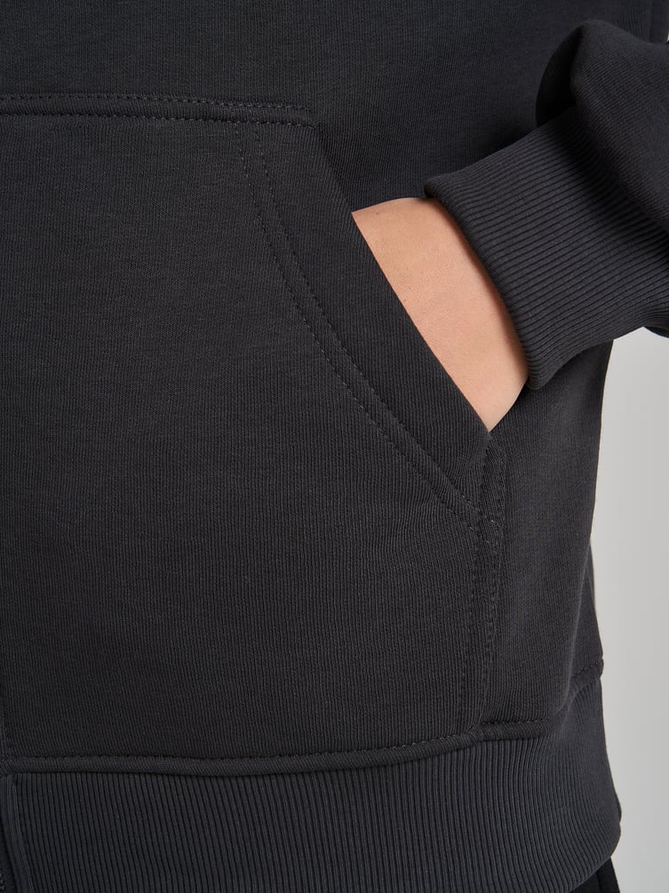 Утепленное зип-худи с опушкой и начесом