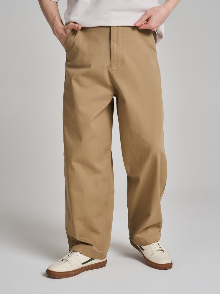 Брюки классические широкие