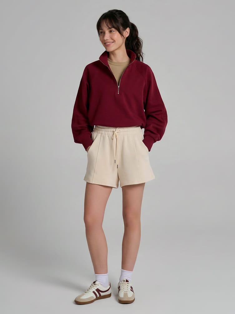 Шорты из вискозы со стрелками