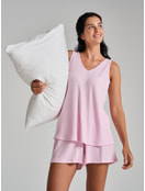 Пижама из вискозы с шортами