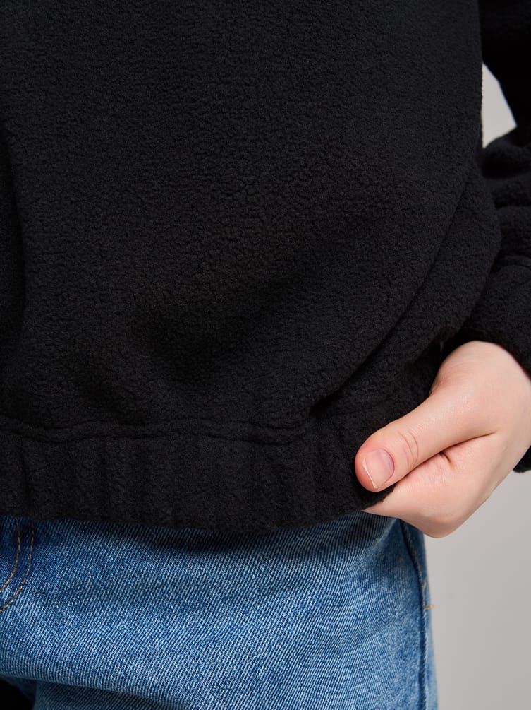 Свитшот флисовый с высоким горлом