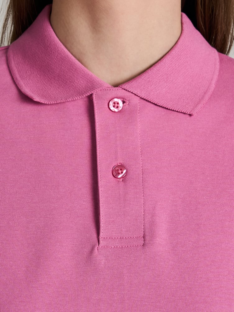 Футболка-поло с коротким рукавом