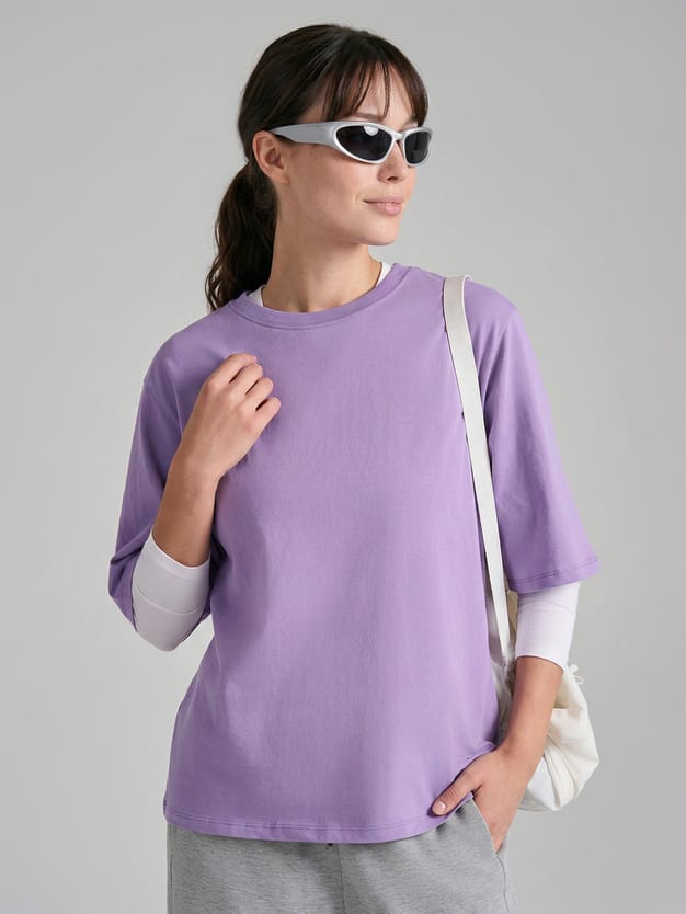 Футболка оверсайз из хлопка