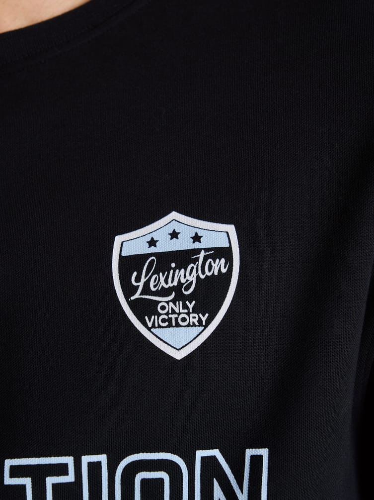 Лонгслив из хлопка с надписью Perfection