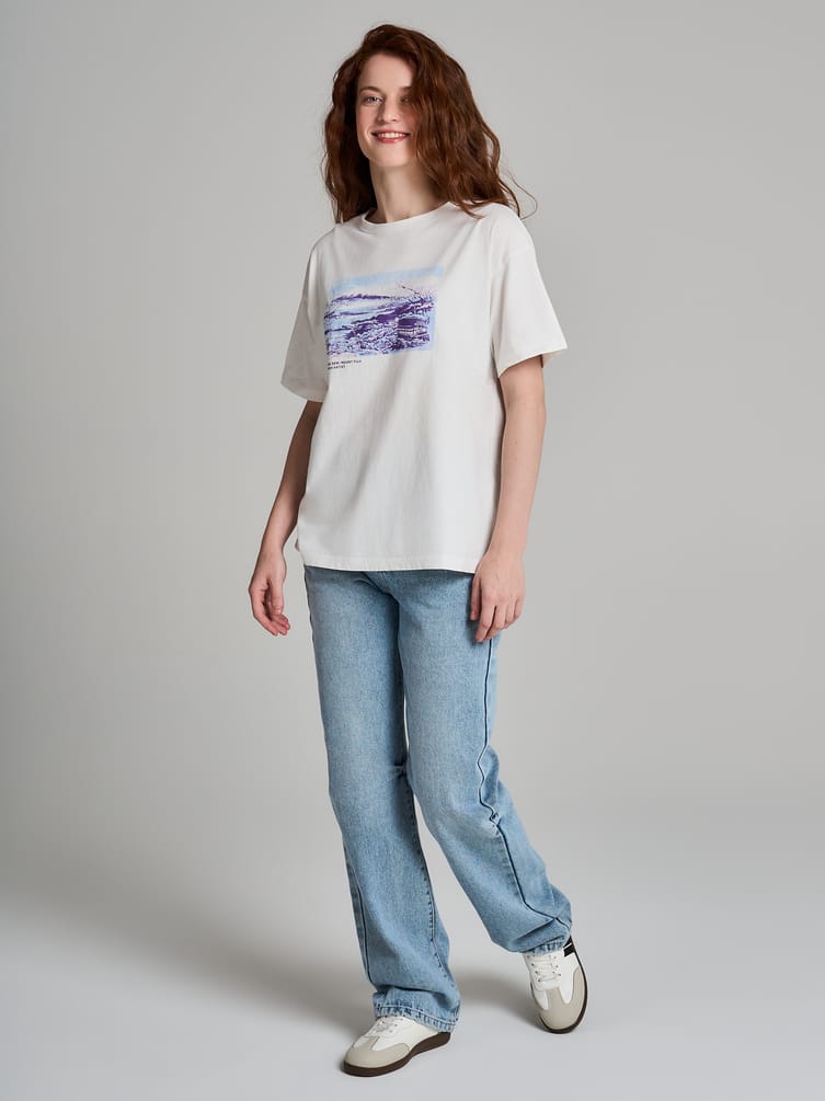 Футболка из хлопка с японским принтом