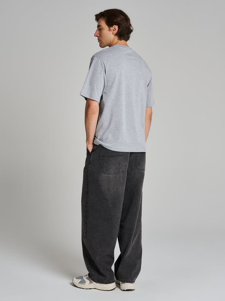 Футболка свободного кроя с принтом