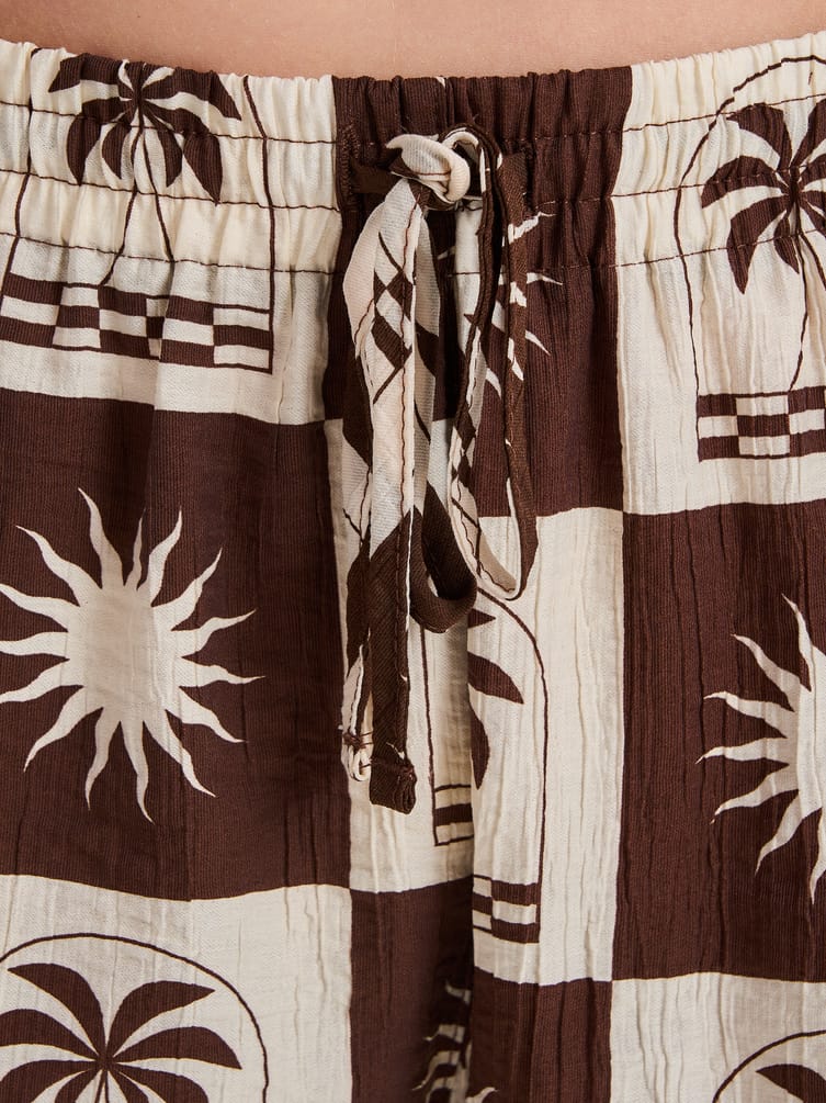 Шорты летние с принтом