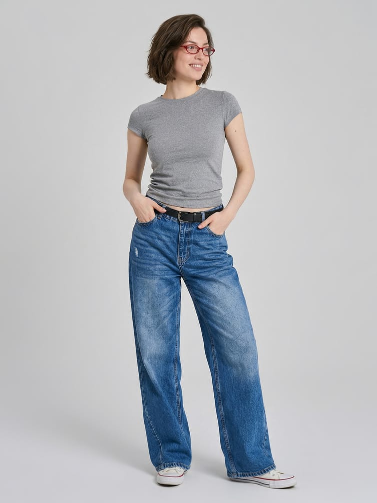 Футболка приталенная с коротким рукавом