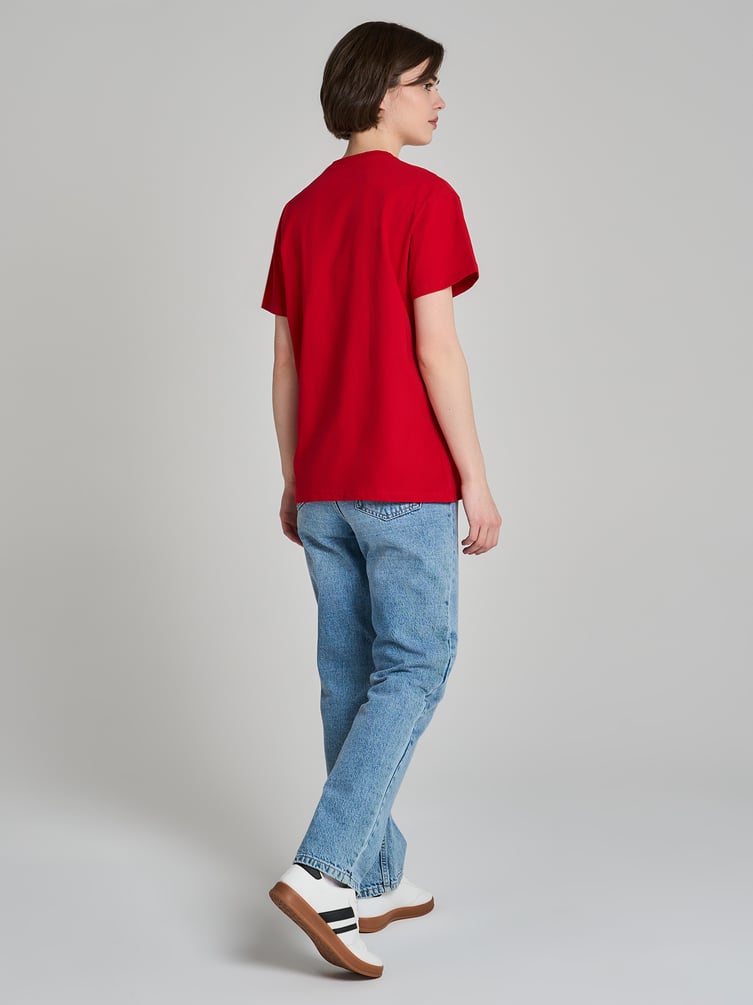 Футболка оверсайз с принтом