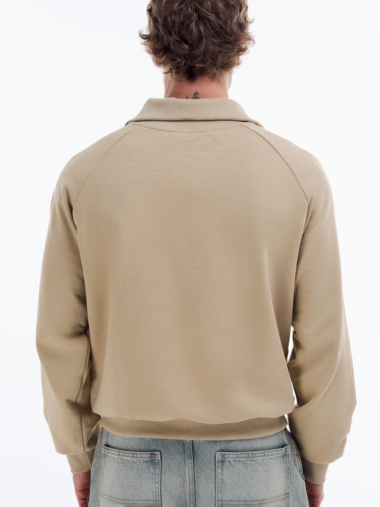 Толстовка Half zip с полузамком