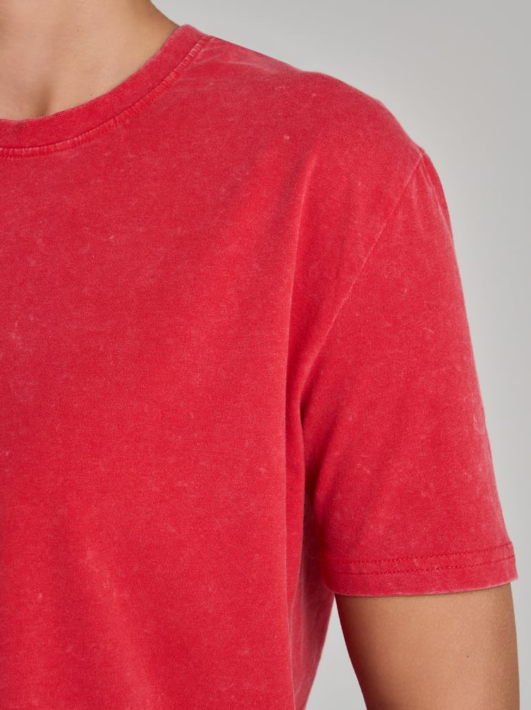 Футболка оверсайз с вареным эффектом