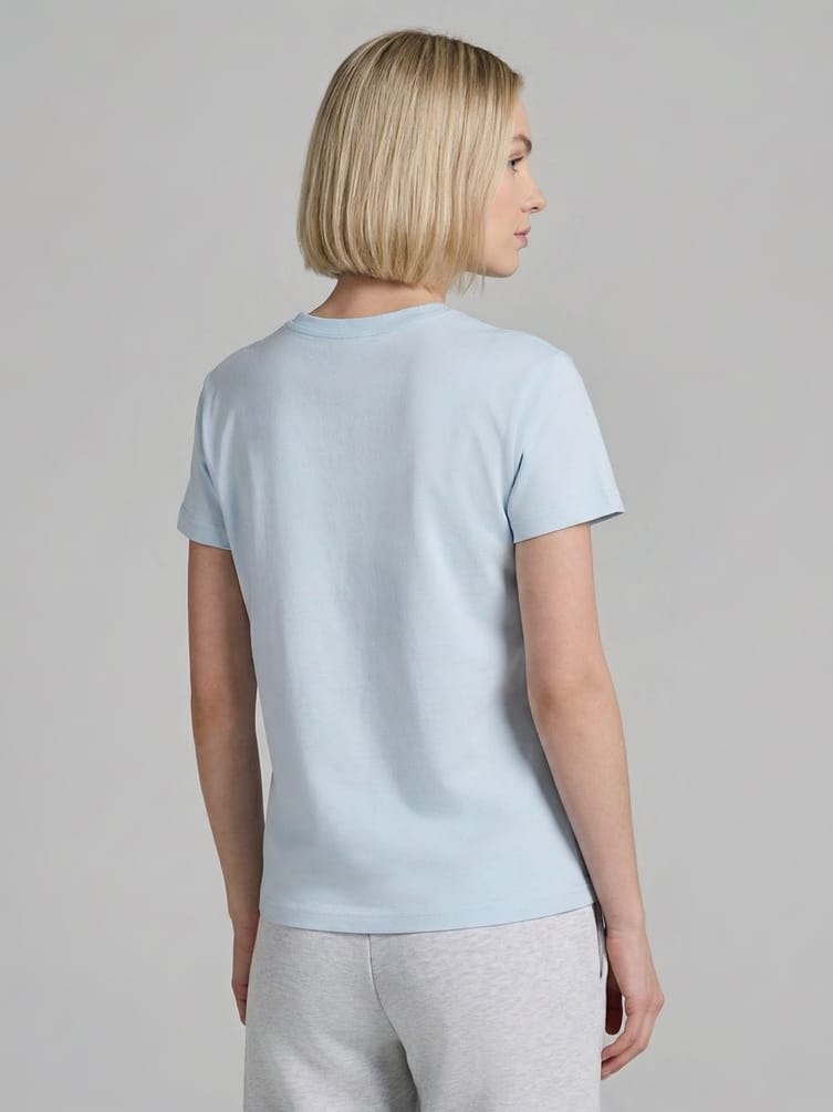 Плотная классическая футболка из хлопка