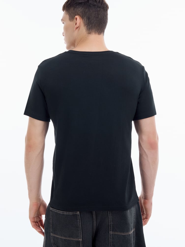 Хлопковая футболка с надписью Reach Higher