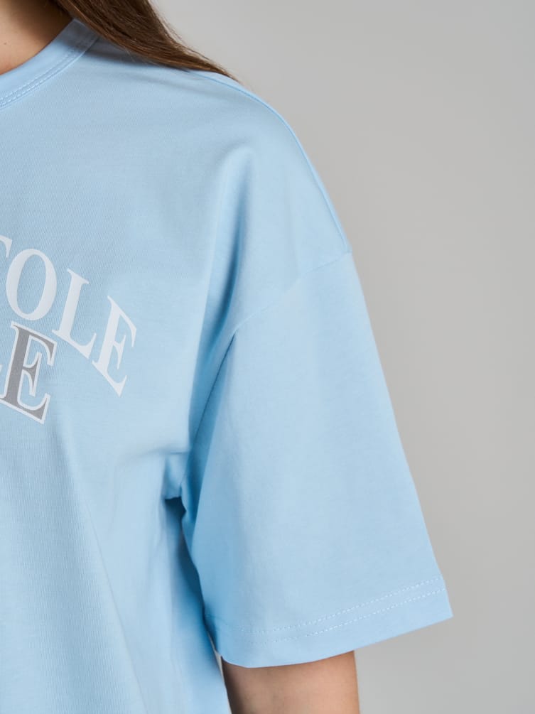 Футболка оверсайз с принтом