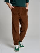 Брюки вельветовые зауженные