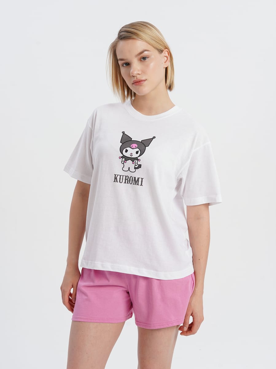 Пижама с принтом Kuromi Hello Kitty