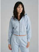 Укороченная толстовка с капюшоном