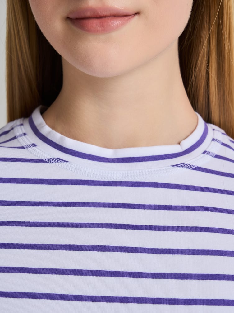 Полосатая пижама с шортами