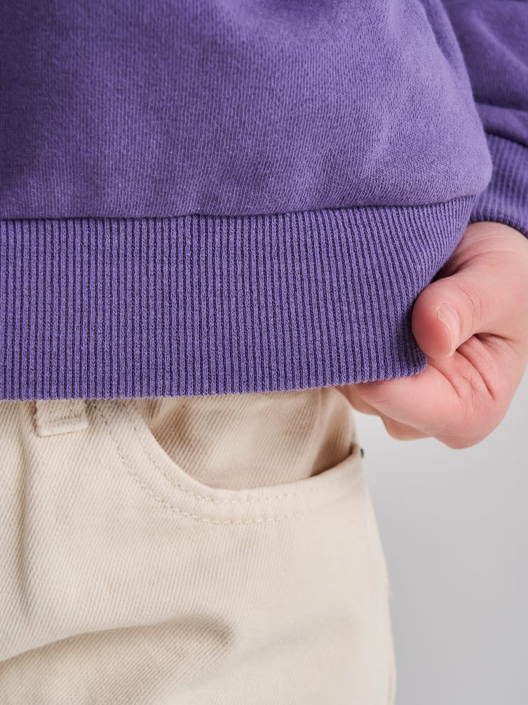 Свитшот однотонный без начеса