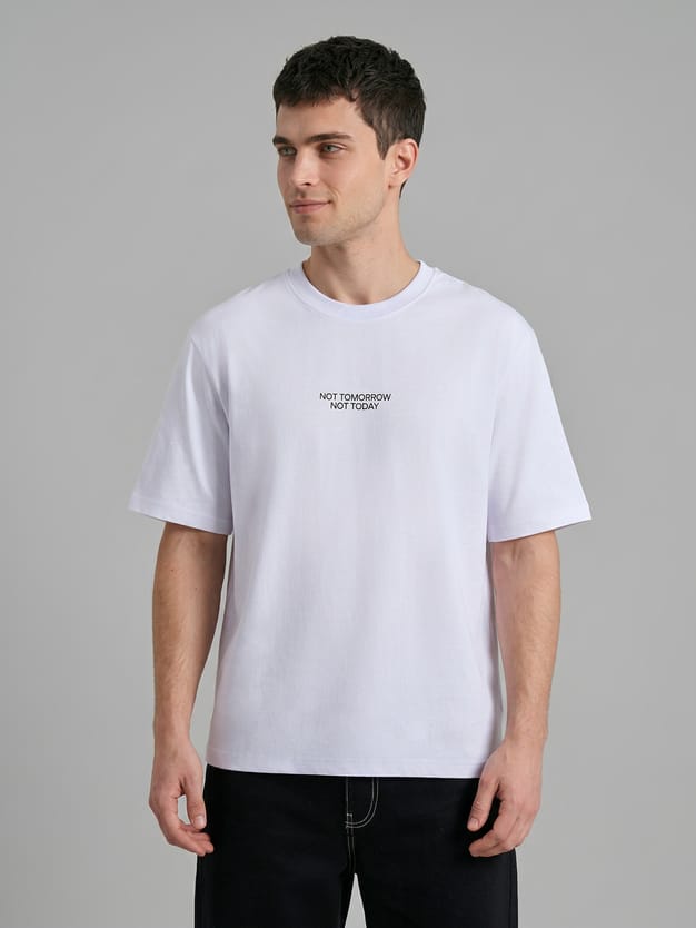 Футболка хлопковая с надписью