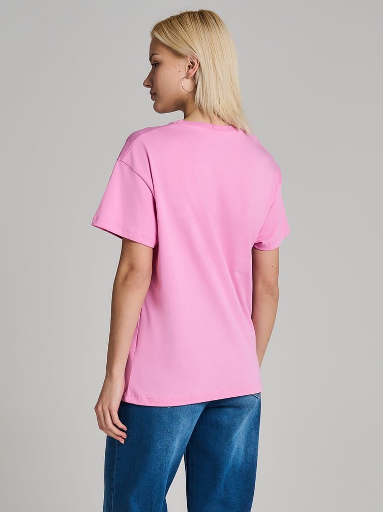 Футболка оверсайз с принтом пин-ап