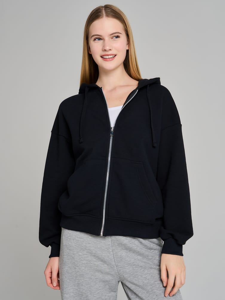 Толстовка оверсайз с капюшоном