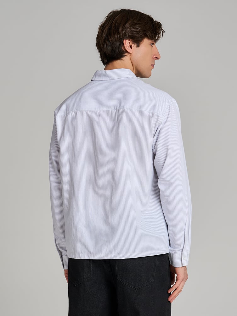 Классическая рубашка в полоску