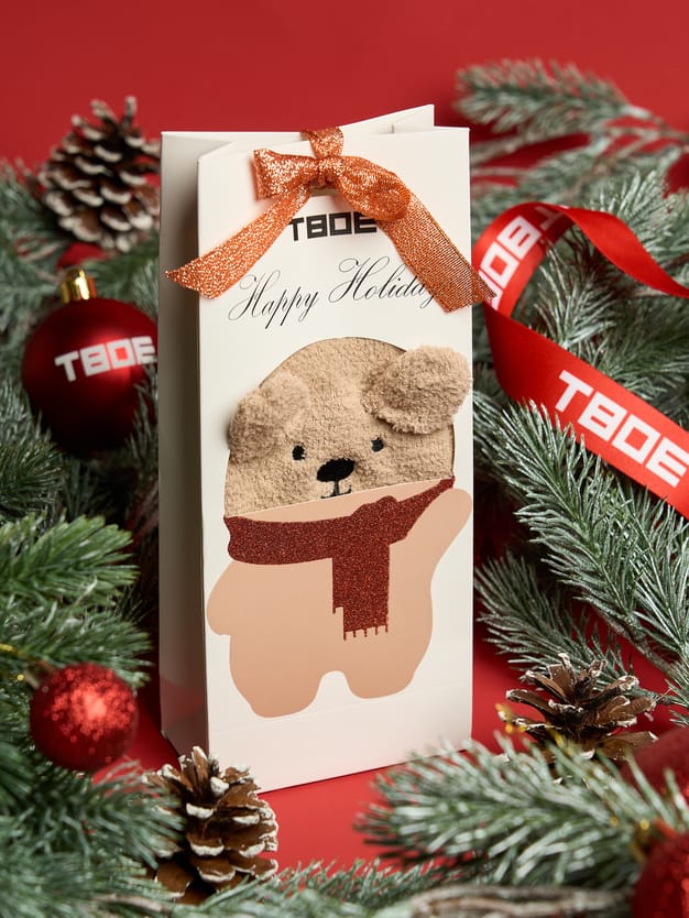 Носки - 1 пара махровые медведь