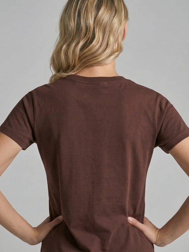 Плотная классическая футболка из хлопка