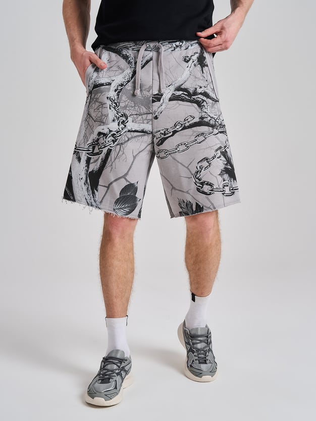 Шорты летние с принтом