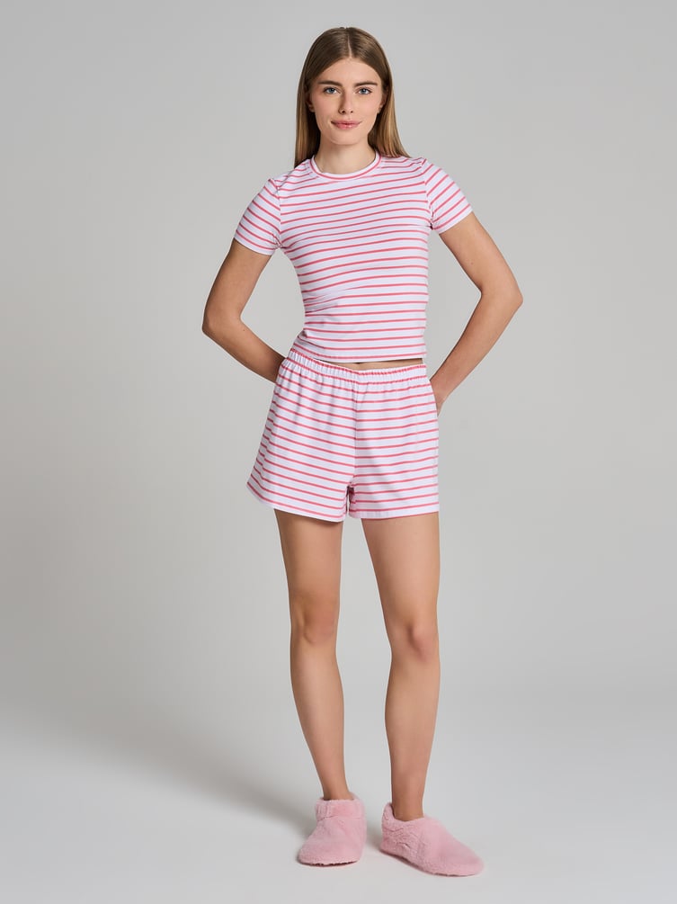 Полосатая пижама из хлопка